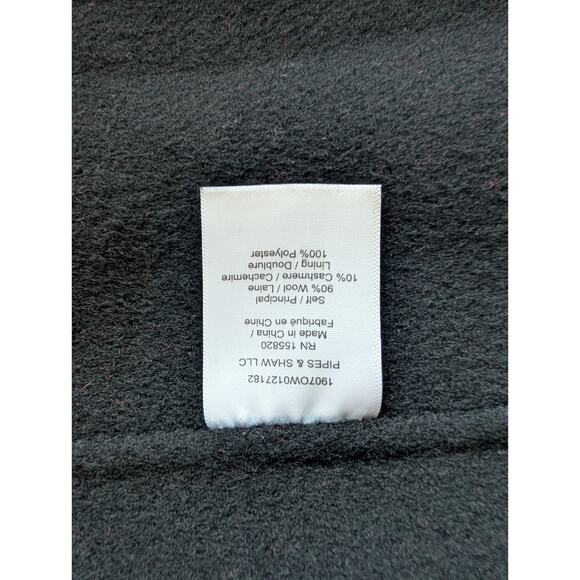 Veronica Beard Senna Houndstooth Wool & Cashmere Coat Size US4 Red Black #1J474 - Picture 11 of 12